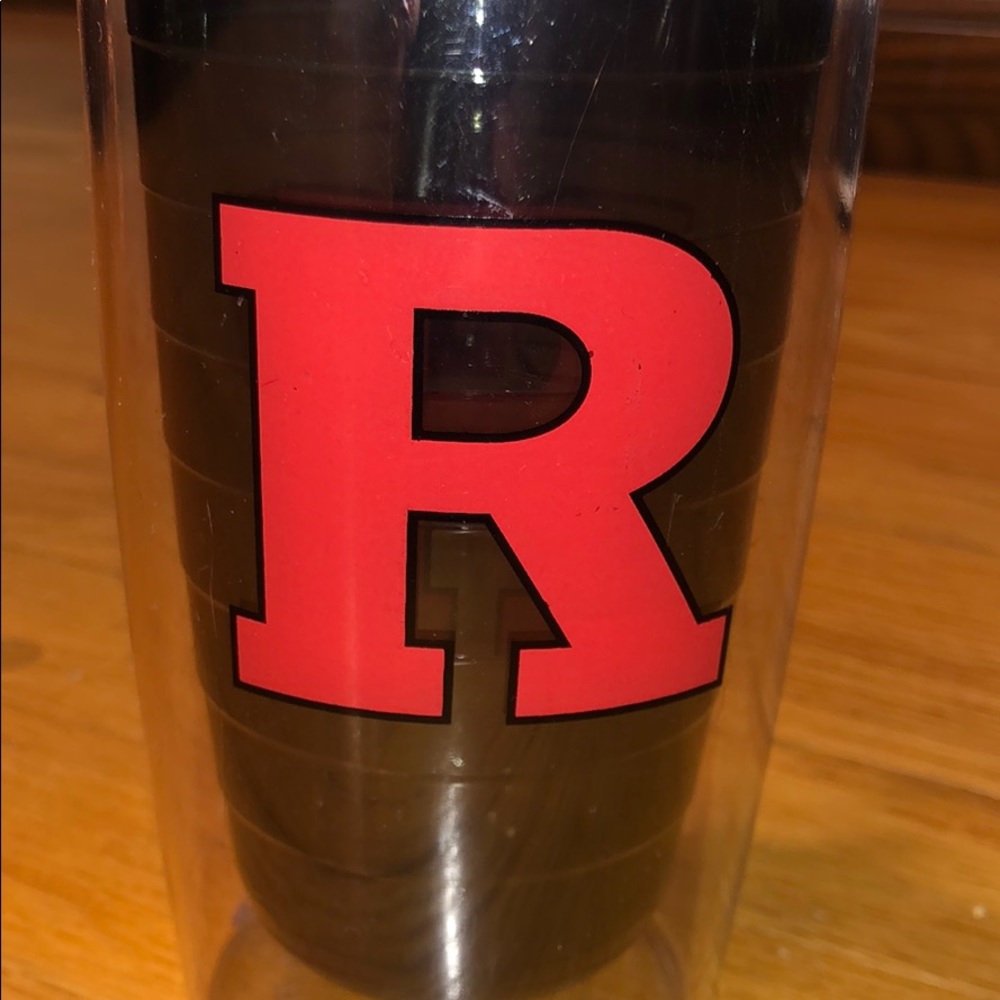 Rutgers University Tumbler Cup with Straw - Picture 2 of 7